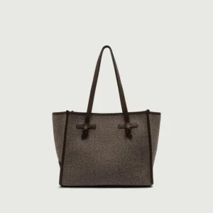 SHOPPING MARCELLA IN TESSUTO SPIGA COLOR DAINO