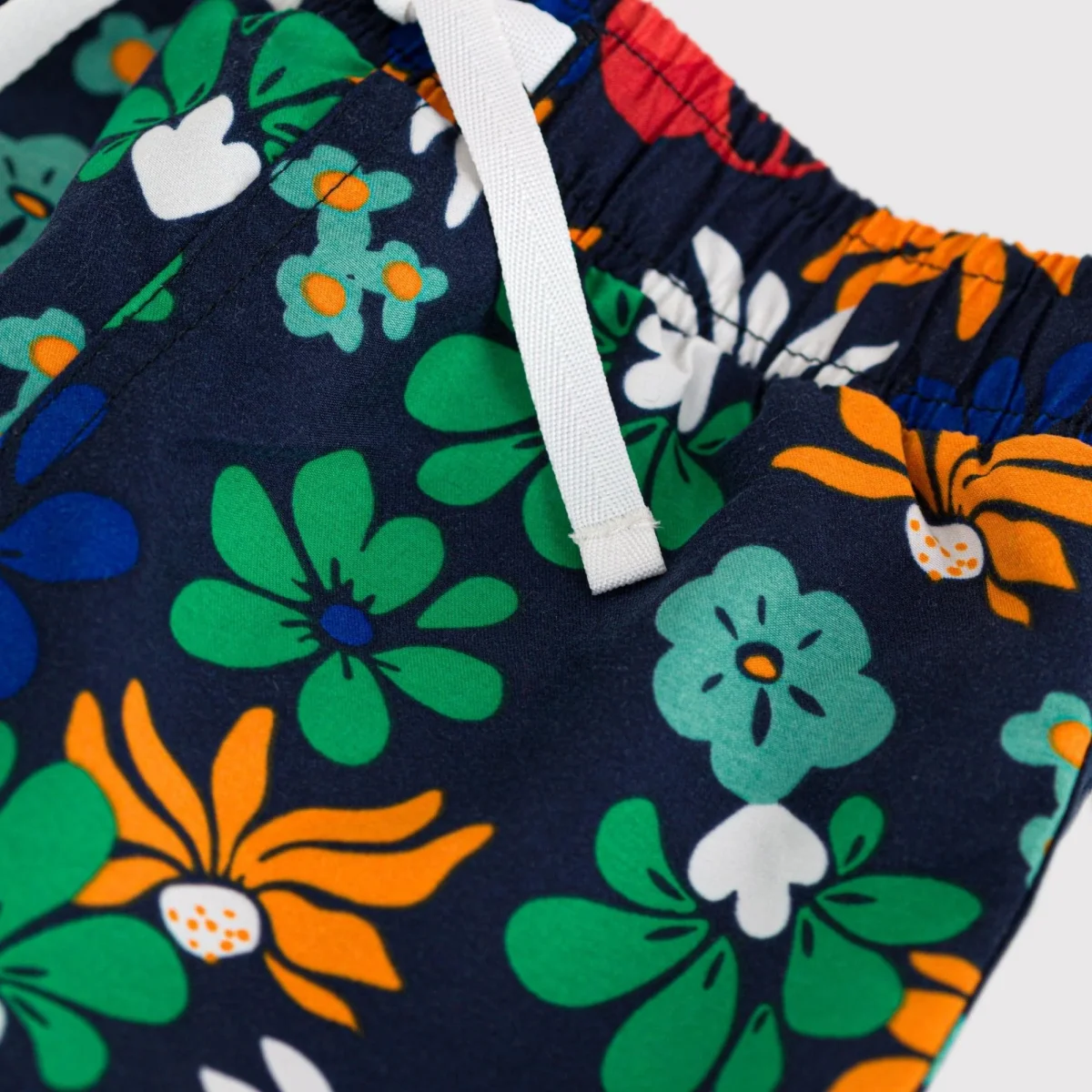 SHORTS DA BAGNO BEBÈ A FIORI - immagine 3