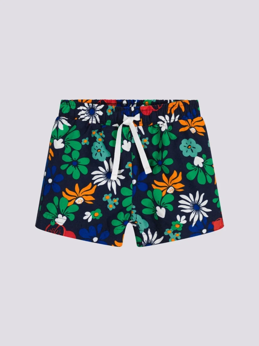 SHORTS DA BAGNO BEBÈ A FIORI