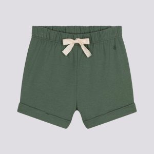 SHORTS VERDI IN JERSEY LEGGERO BEBÈ
