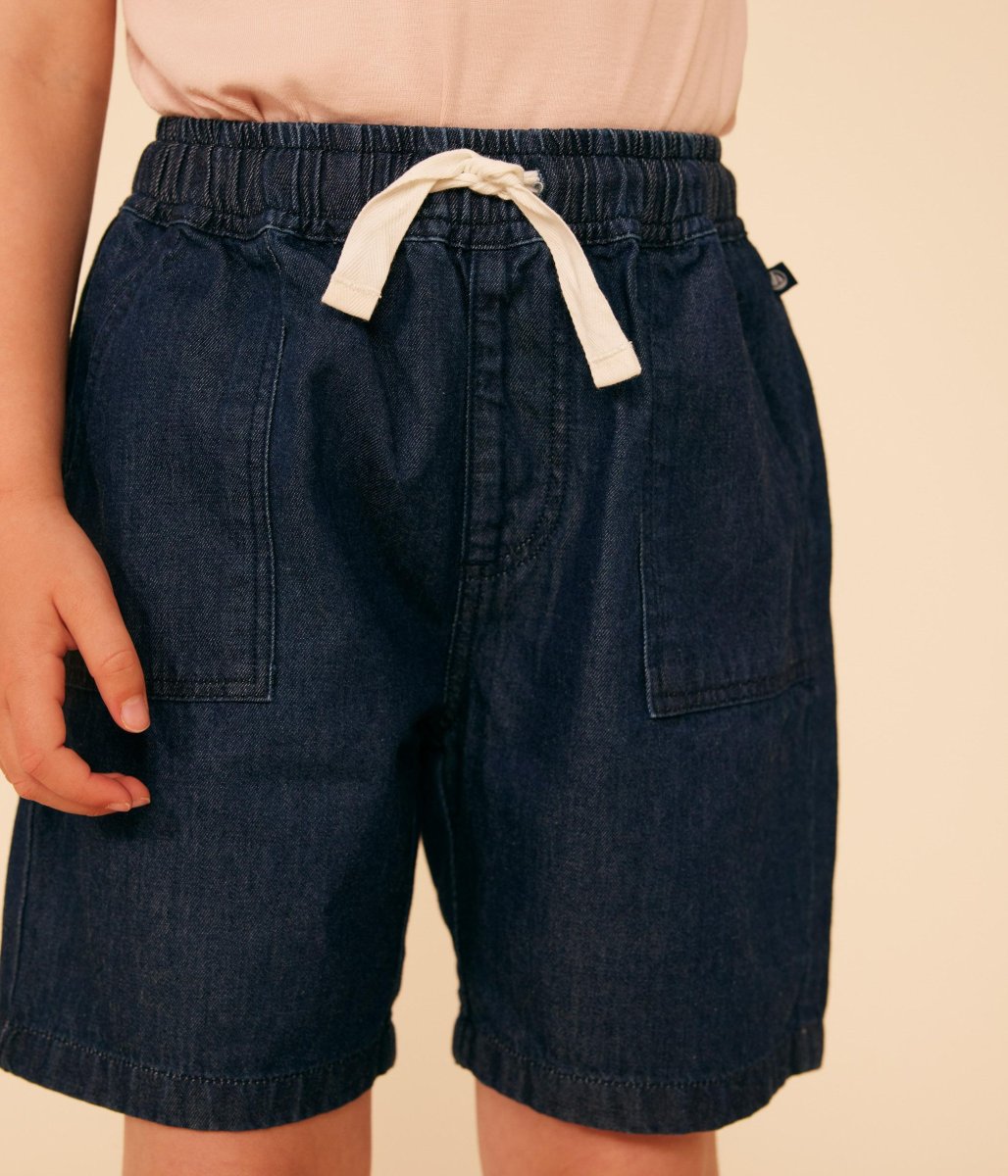 SHORT IN DENIM LEGGERO BAMBINA - immagine 4