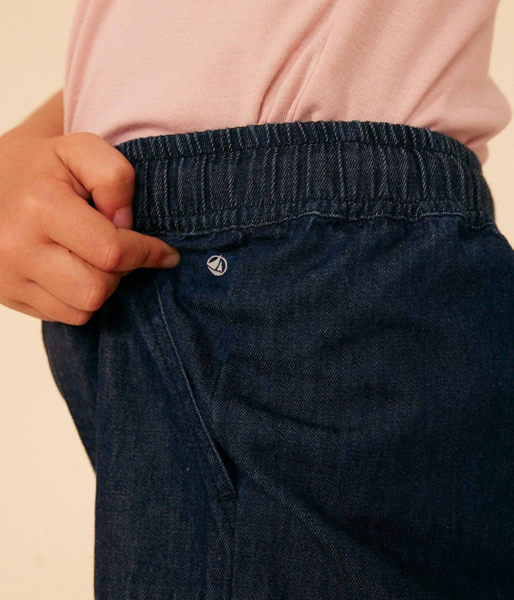 SHORT IN DENIM LEGGERO BAMBINA - immagine 5