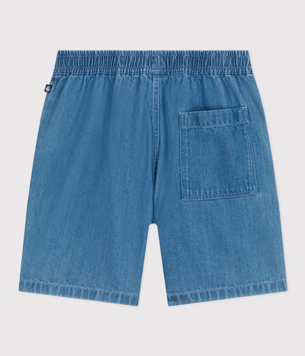 SHORT IN DENIM LEGGERO BAMBINO - immagine 3