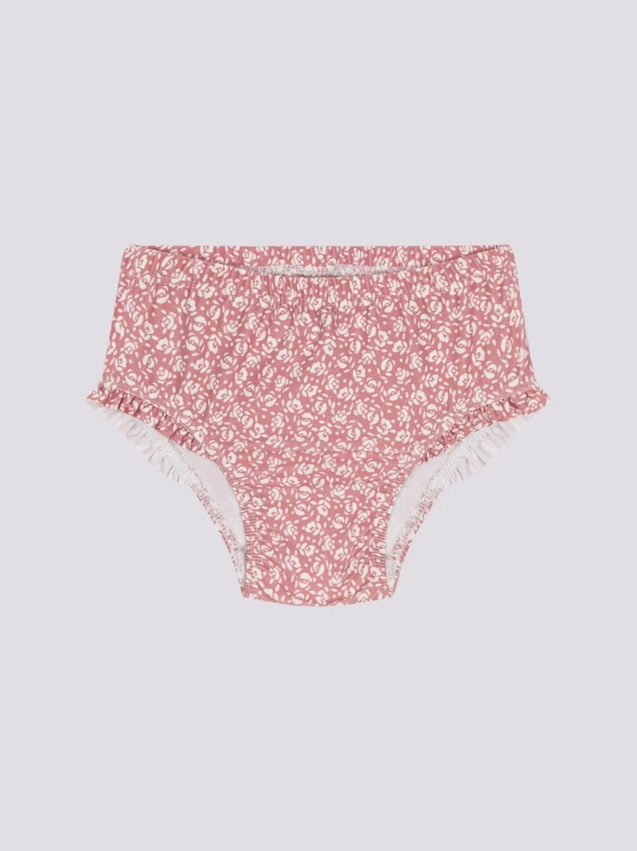 SLIP DA MARE ROSA BEBÈ MOTIVO A FIORI