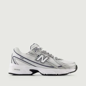 SNEAKERS 740 SILVER E BLU