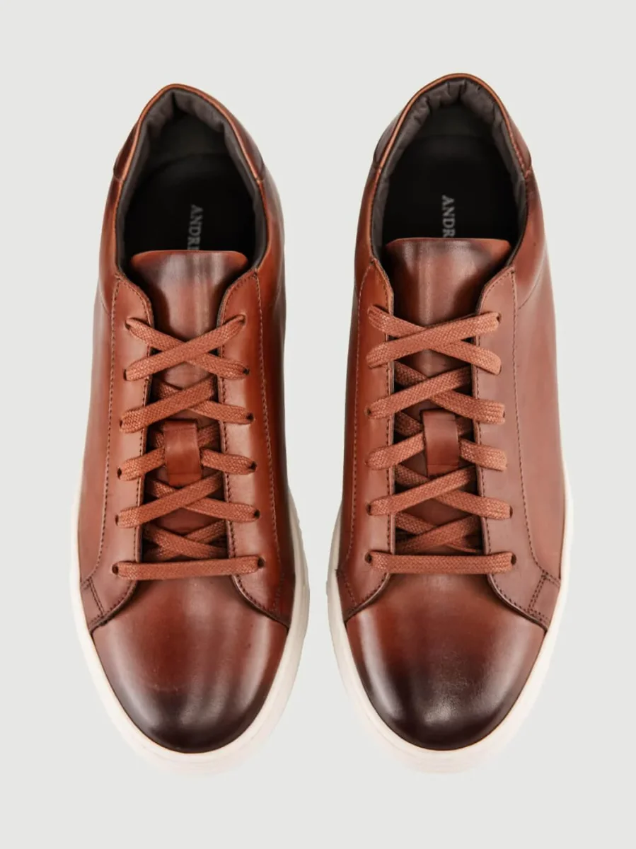 SNEAKERS CUOIO CON SFUMATURA - immagine 5