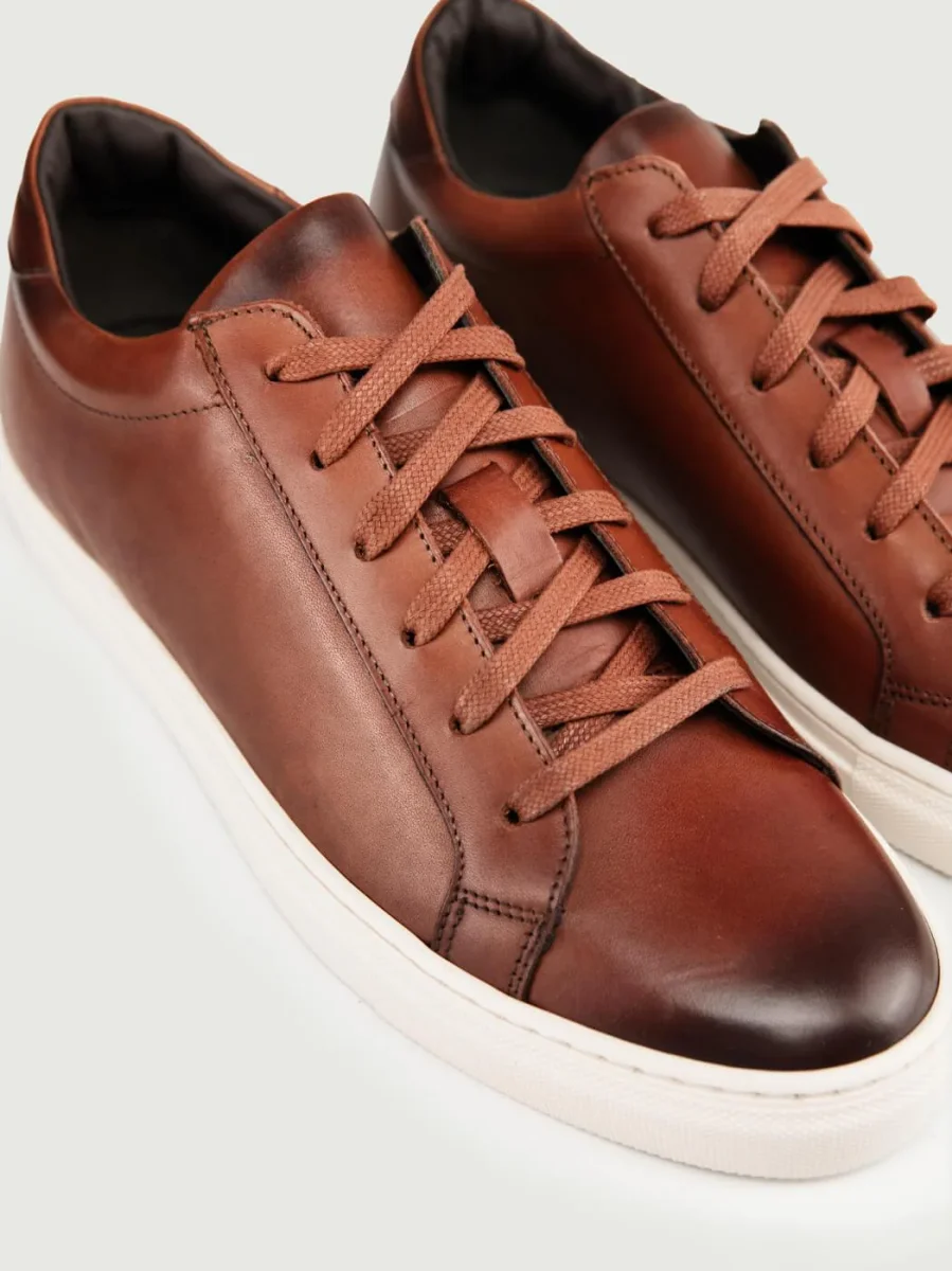 SNEAKERS CUOIO CON SFUMATURA - immagine 6