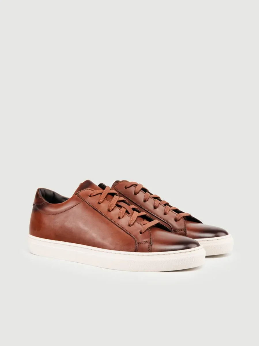 SNEAKERS CUOIO CON SFUMATURA - immagine 3