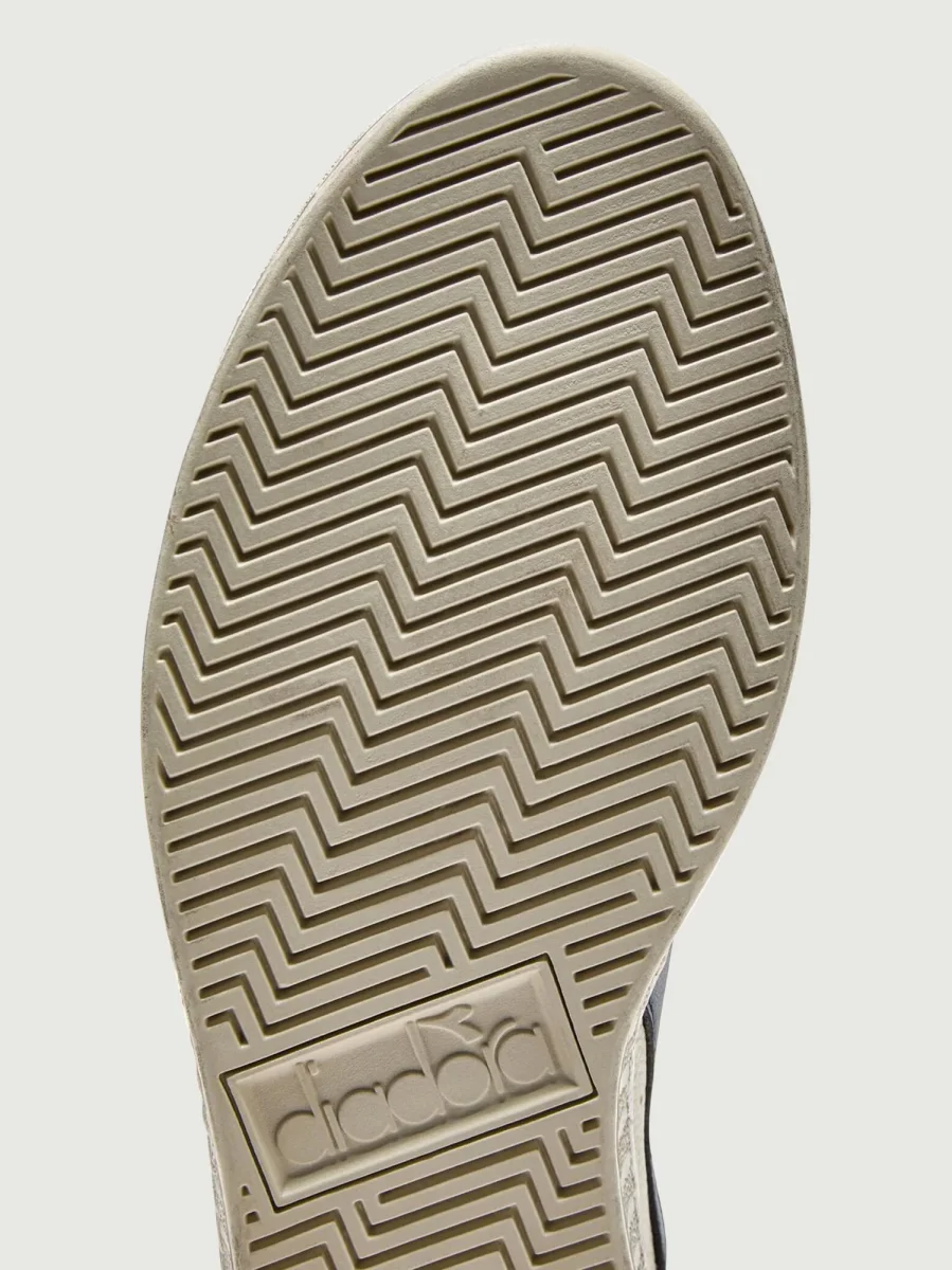 SNEAKERS GAME L LOW WAXED BIANCO BLU - immagine 7