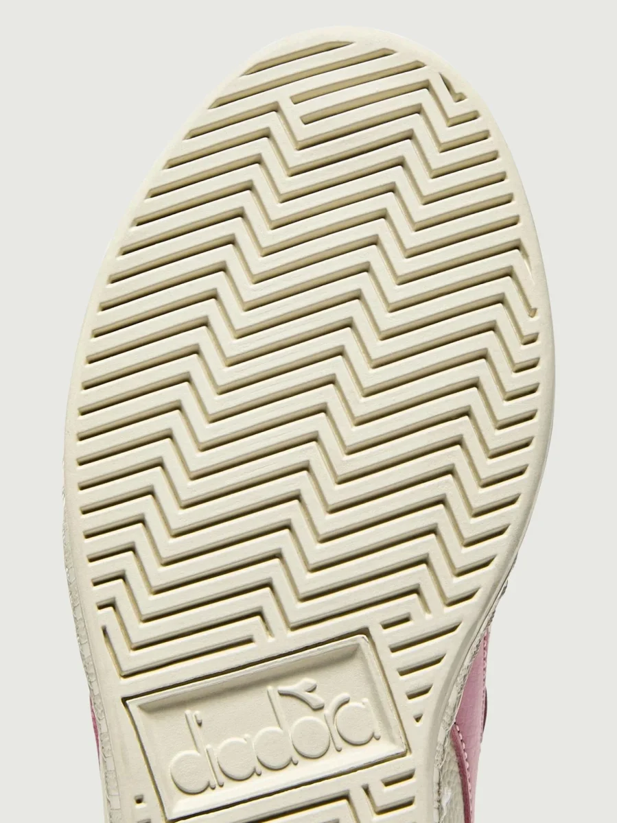 SNEAKERS GAME L LOW WAXED BIANCO ROSA - immagine 7
