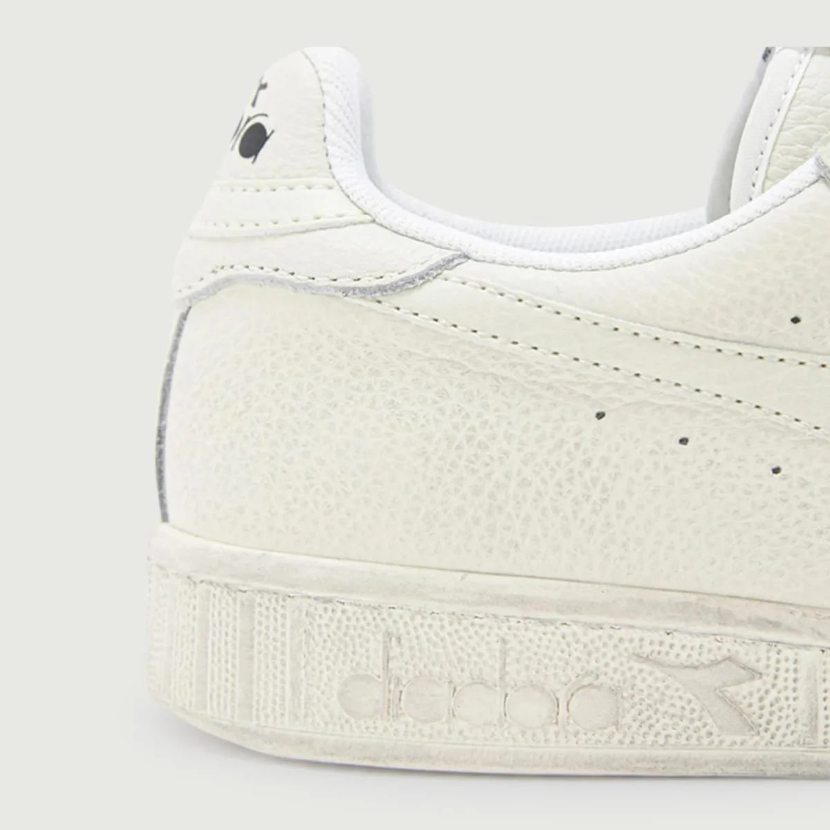 SNEAKERS GAME L LOW WAXED BIANCO - immagine 6