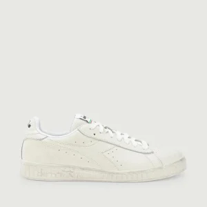 SNEAKERS GAME L LOW WAXED BIANCO