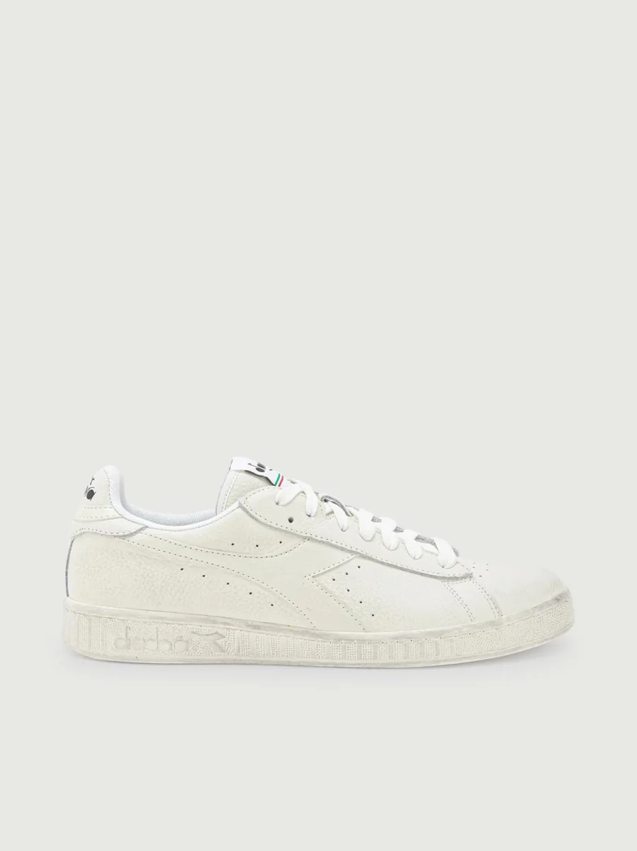 SNEAKERS GAME L LOW WAXED BIANCO