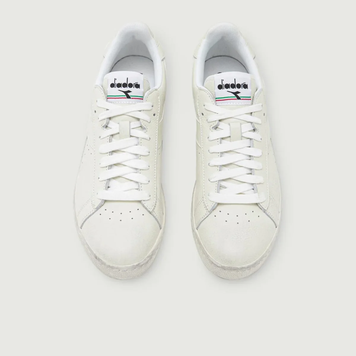 SNEAKERS GAME L LOW WAXED BIANCO - immagine 5