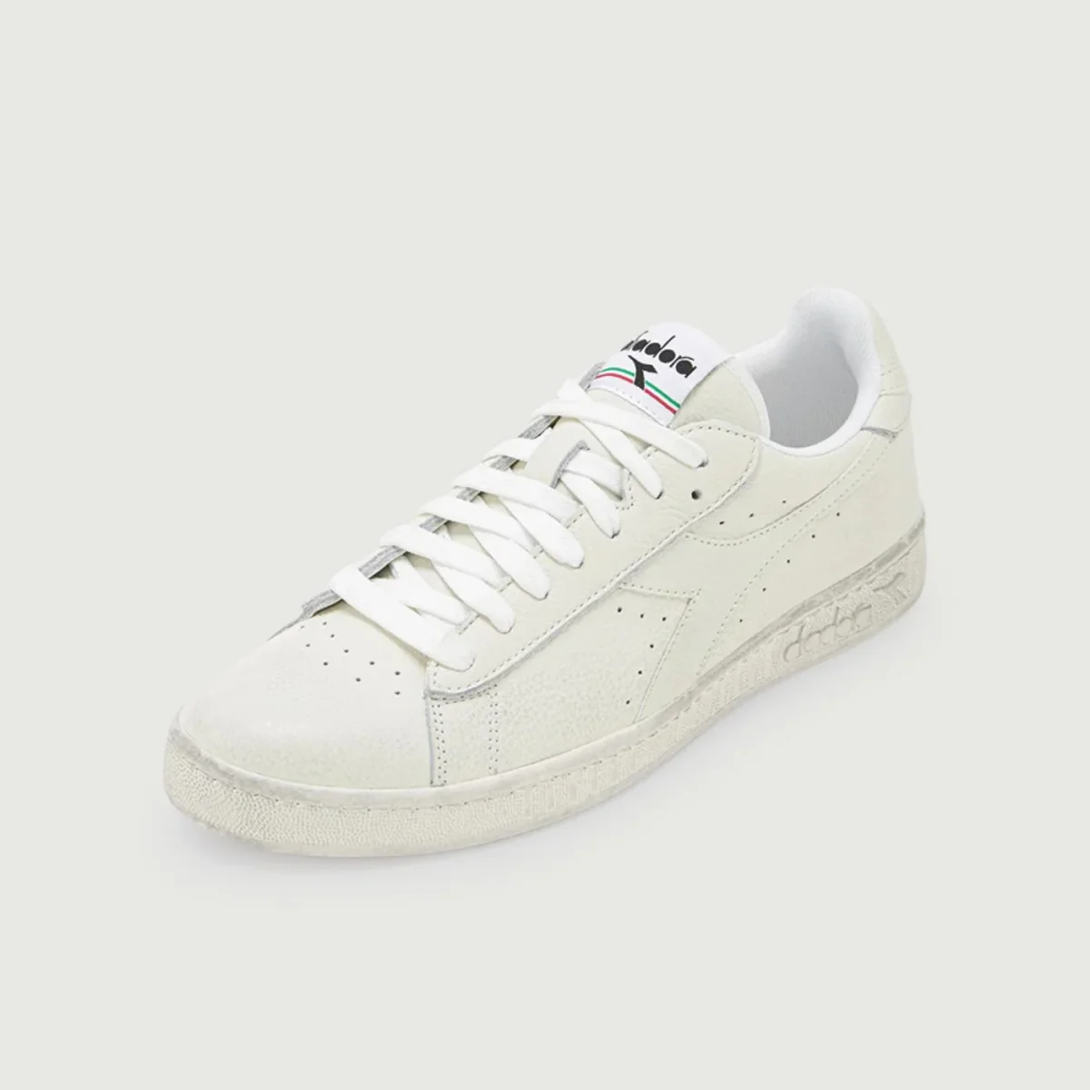 SNEAKERS GAME L LOW WAXED BIANCO - immagine 3