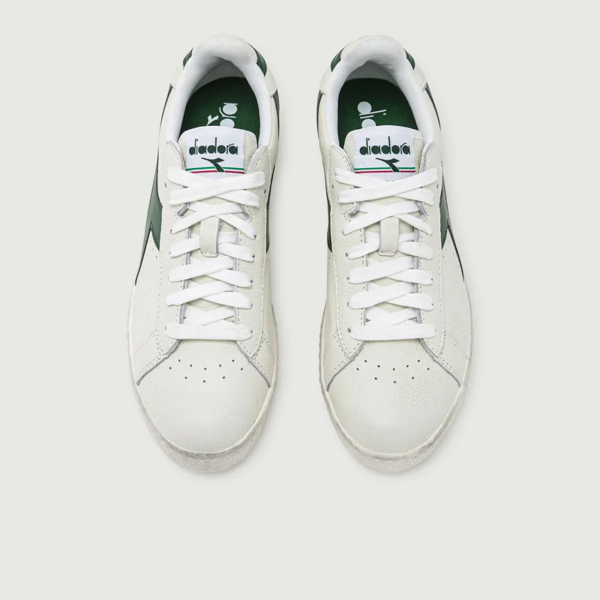 SNEAKERS GAME L LOW WAXED BIANCO VERDE - immagine 6