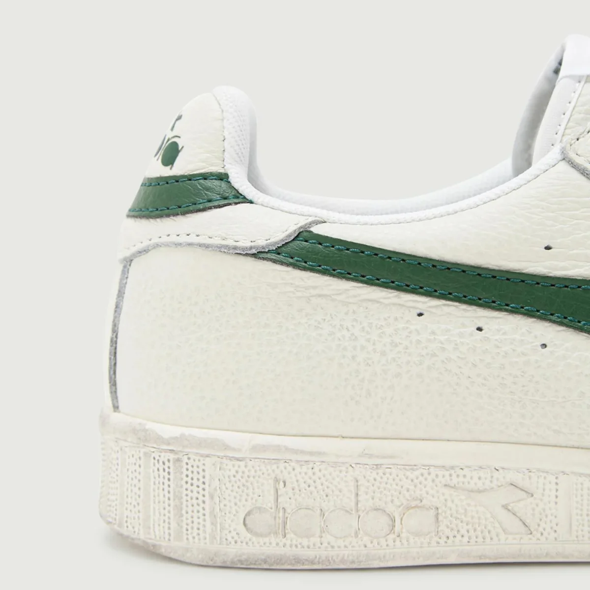 SNEAKERS GAME L LOW WAXED BIANCO VERDE - immagine 5