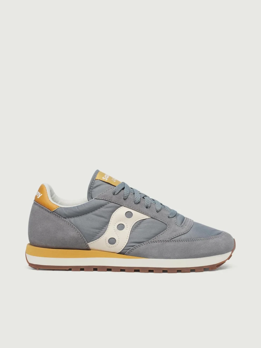 SNEAKERS SAUCONY JAZZ ORIGINAL GRIGIO E GIALLO