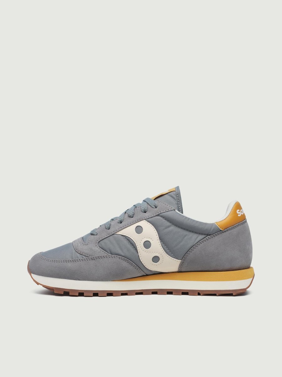 SNEAKERS SAUCONY JAZZ ORIGINAL GRIGIO E GIALLO - immagine 4
