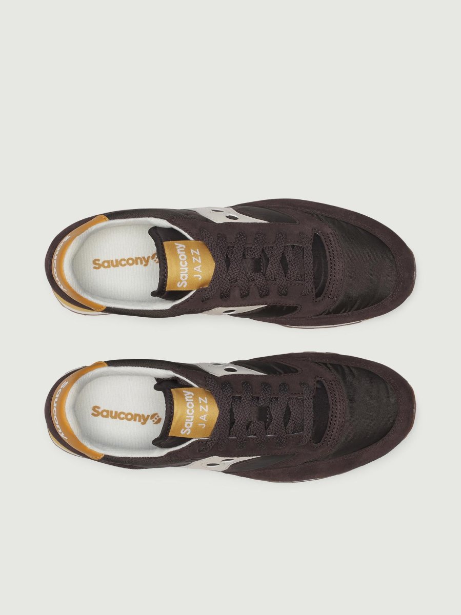 SNEAKERS SAUCONY JAZZ ORIGINAL MARRONE E GIALLO - immagine 6