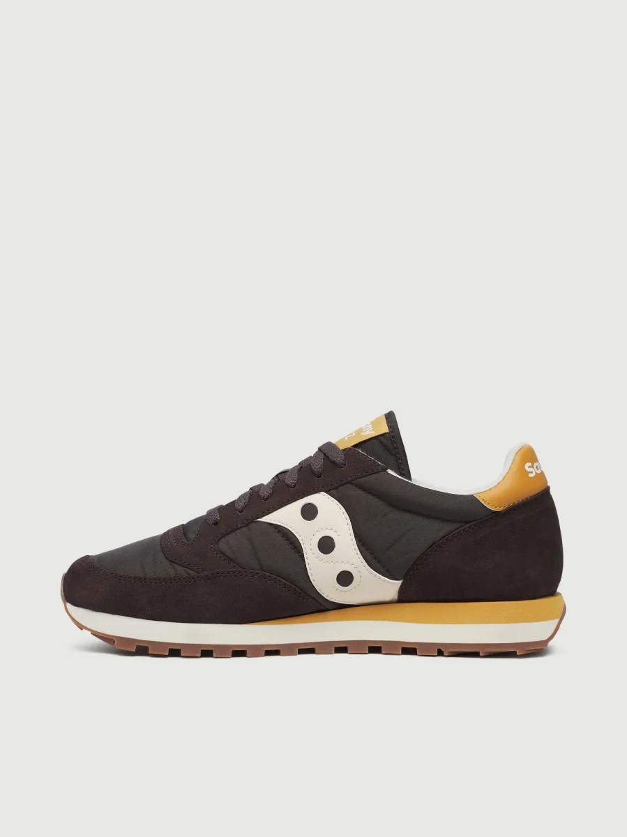 SNEAKERS SAUCONY JAZZ ORIGINAL MARRONE E GIALLO - immagine 4