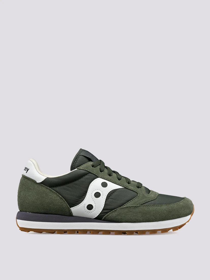 SNEAKERS SAUCONY JAZZ ORIGINAL VERDE SCURO E BIANCO