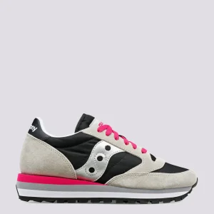 SNEAKERS SAUCONY JAZZ TRIPLE BLACK GREY PINK