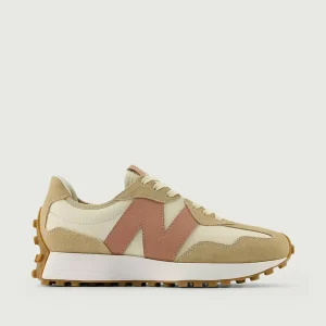 SNEAKER 327 BEIGE E ROSA