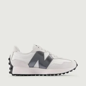 SNEAKER 327 BIANCO LOGO GRAFITE