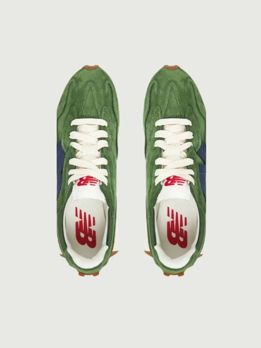 SNEAKER 327 VERDE BOSCO E NAVY - immagine 3