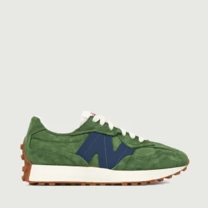 SNEAKER 327 VERDE BOSCO E NAVY