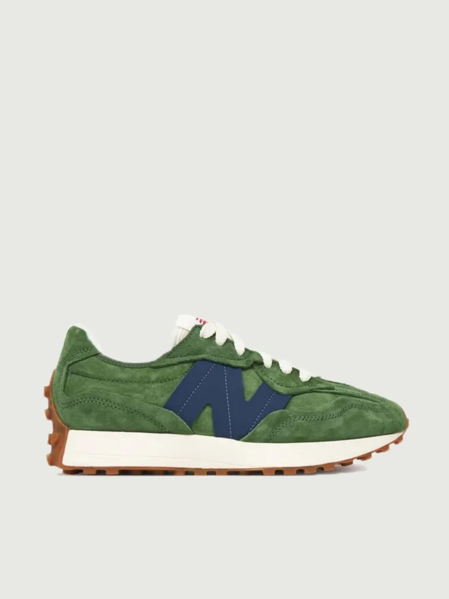 SNEAKER 327 VERDE BOSCO E NAVY