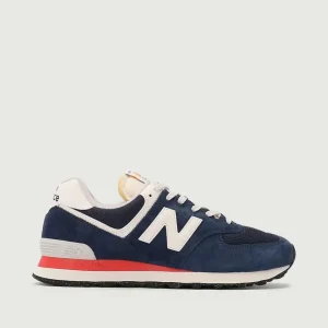 SNEAKER 574 BLU NAVY & E SALE MARINO