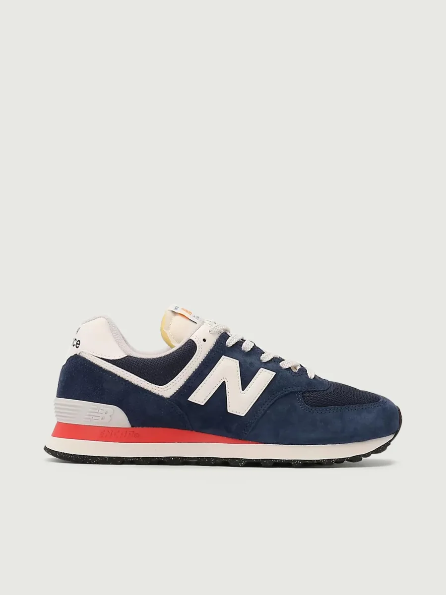 SNEAKER 574 BLU NAVY & E SALE MARINO