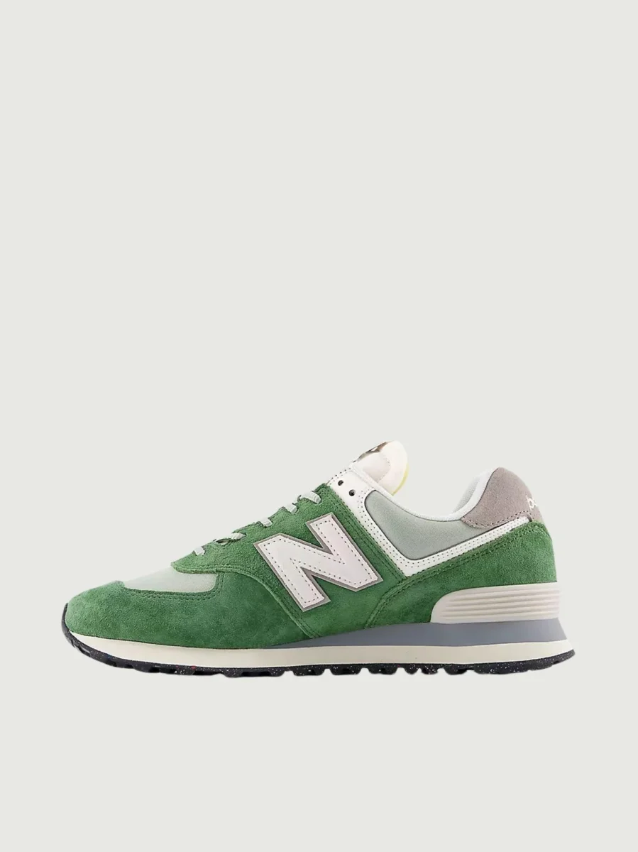 SNEAKER 574 VERDE E BIANCO - immagine 5