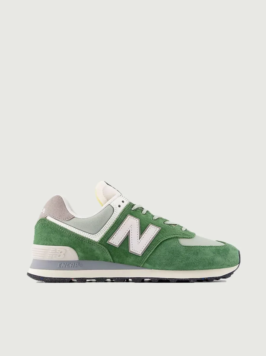 SNEAKER 574 VERDE E BIANCO