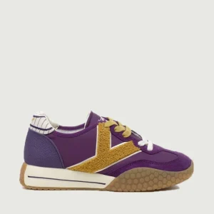 SNEAKER 9770 VIOLA E OCRA