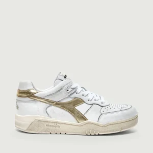 SNEAKER B.560 LAMINATED bianco effetto vintage