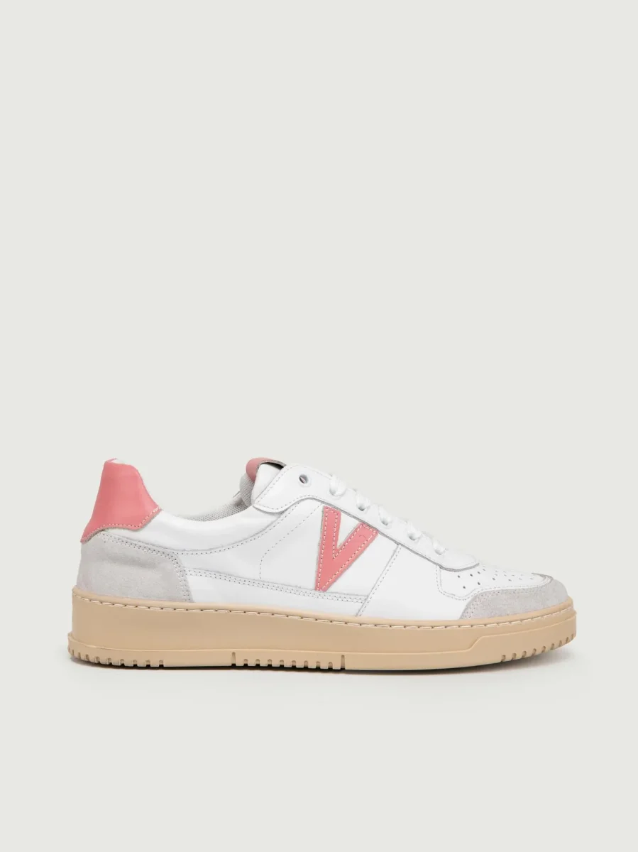 SNEAKER COLLEGE DETTAGLI ROSA