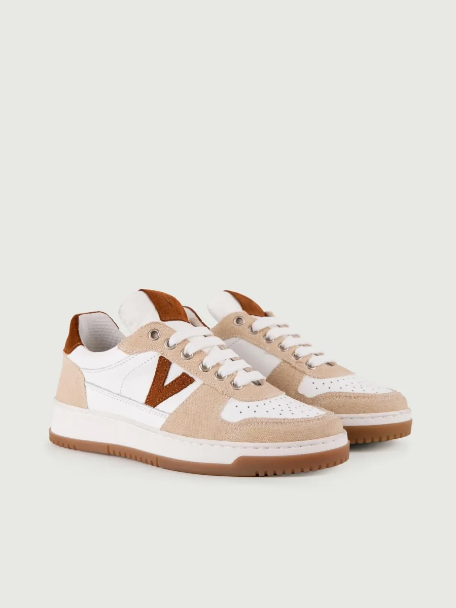 SNEAKER COLLEGE VINTAGE SABBIA - immagine 3