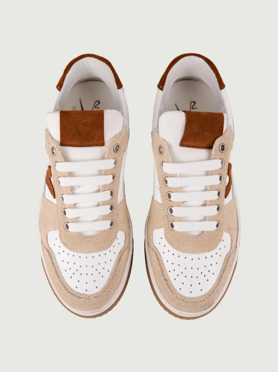 SNEAKER COLLEGE VINTAGE SABBIA - immagine 5