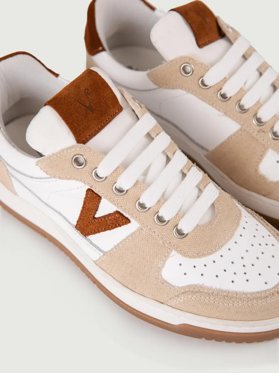 SNEAKER COLLEGE VINTAGE SABBIA - immagine 6