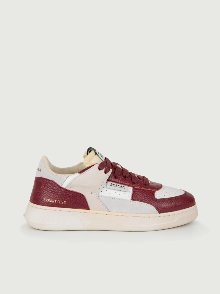 SNEAKER DETROIT BIANCA E BORDEAUX