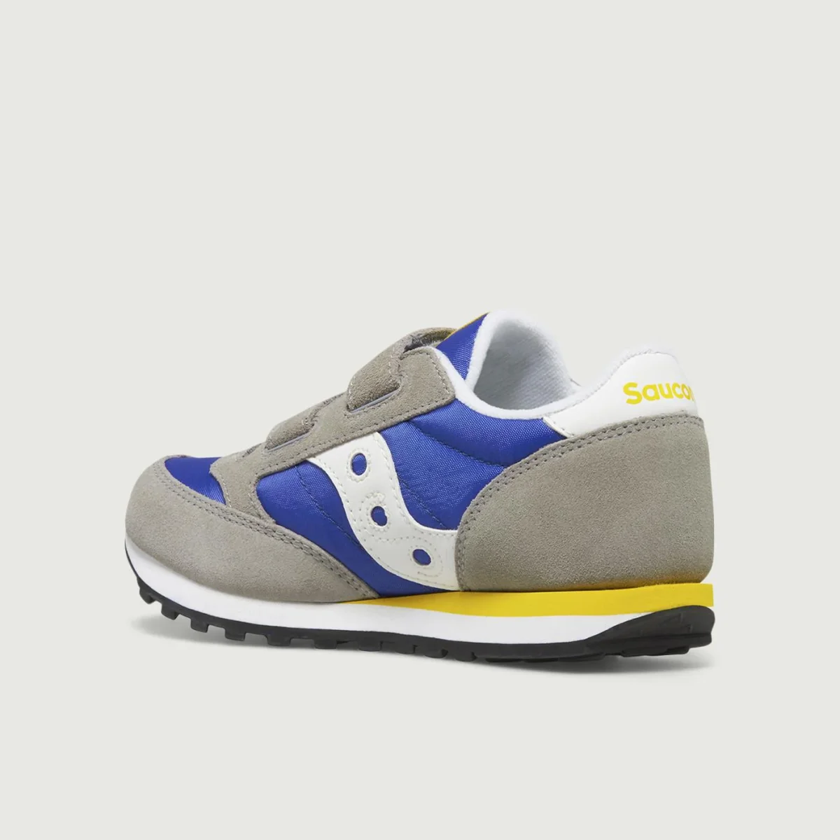 SNEAKER JAZZ DOUBLE HL GRIGIO BLU E GIALLO - immagine 4
