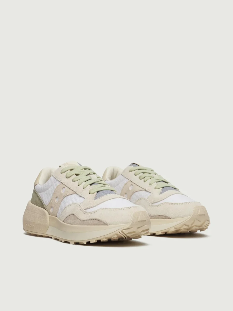 SNEAKER JAZZ NXT BEIGE E BIANCA - immagine 3
