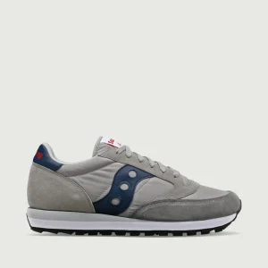 SNEAKER  JAZZ ORIGINAL GRIGIO E BLU NAVY