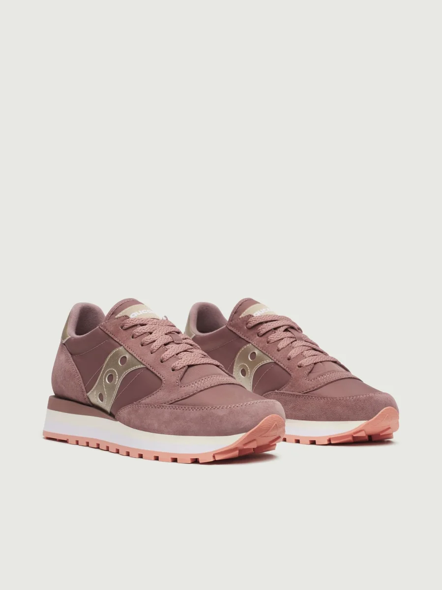 SNEAKER JAZZ TRIPLE MARRONE E METALIZZATO - immagine 3