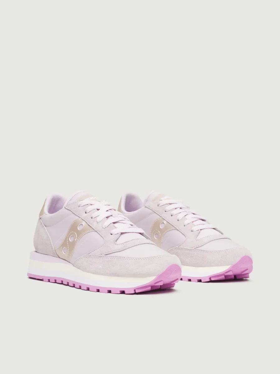 SNEAKER JAZZ TRIPLE ROSA ORCHIDEA E METALLIZZATO - immagine 3