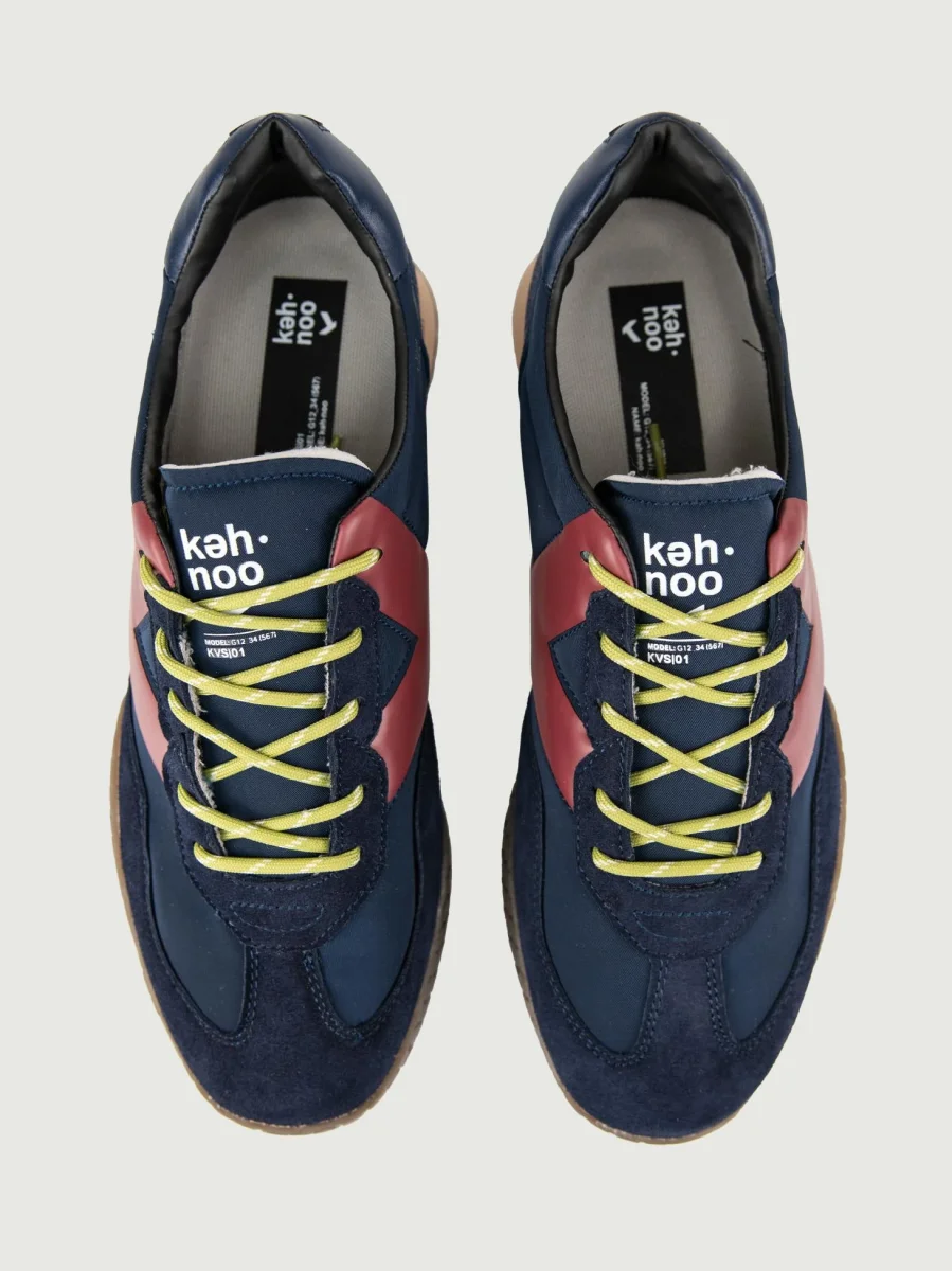 SNEAKER KM 9775 NAVY BORDEAUX - immagine 5