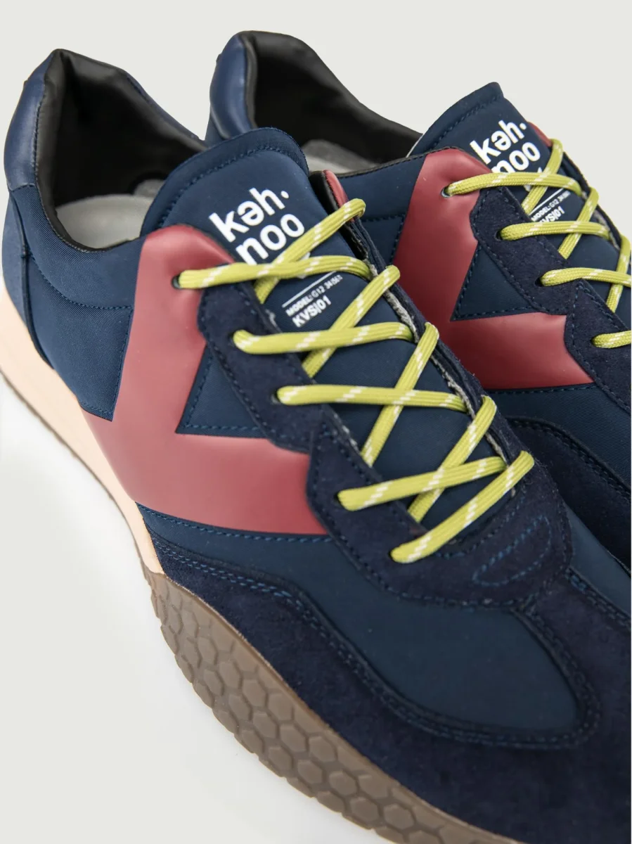 SNEAKER KM 9775 NAVY BORDEAUX - immagine 6